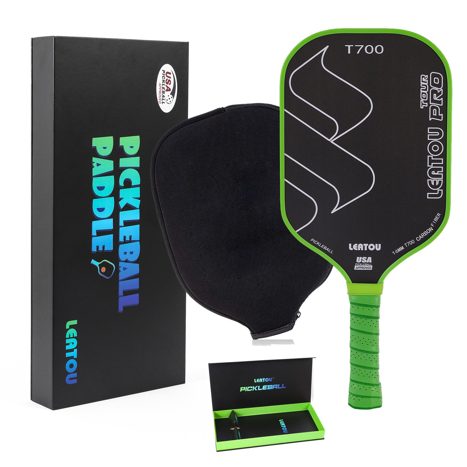 Pickel Rackets Pickleball racket carbon fiber T700 cold pressed cloth texture matte ...